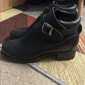 Black Leather Durango Boots SZ 12D